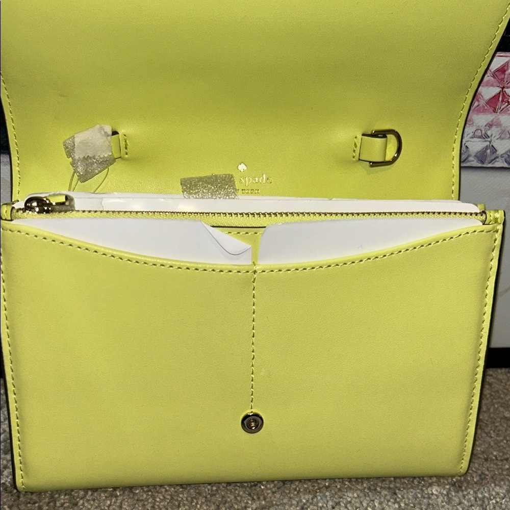 Kate Spade Lemon Yellow Crossbody Bag - Picture 13 of 16